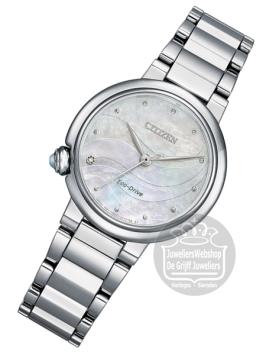 citizen l dameshorloge EM0910-80D ladies eco drive zilver