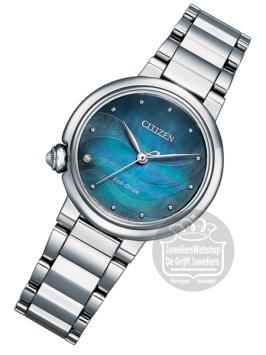 citizen l dameshorloge EM0910-80N ladies eco drive zilver