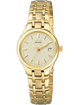 citizen EW1262-55P dameshorloge elegance eco drive goudkleurig