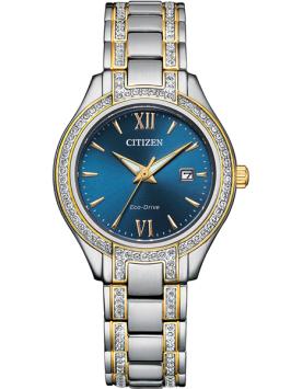 citizen dameshorloge FE1234-50L eco drive blauw