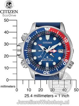 citizen bn2038-01l promaster horloge blauw