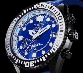 Citizen Satellite Wave Diver CC5006-06L Horloge Titanium Blauw