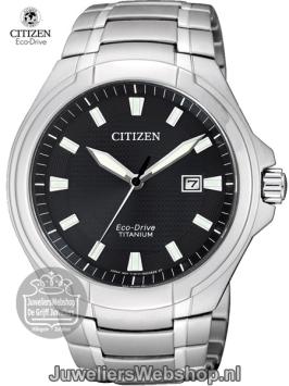 Citizen Eco Drive BM7430-89E Horloge Titanium Heren Zwart