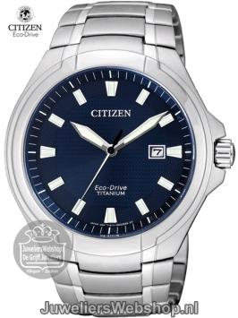 Citizen Eco Drive BM7430-89L Horloge Titanium Heren Blauw