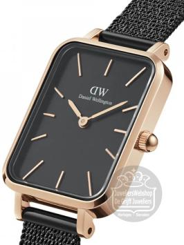 Daniel Wellington Quadro Pressed Ashfield horloge DW00100433