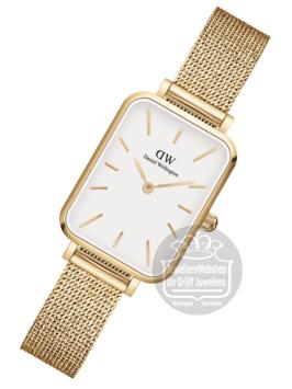 Daniel Wellington Quadro Pressed Evergold horloge DW00100556