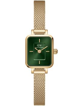 Daniel Wellington Quadro Mini Evergold horloge DW00100653