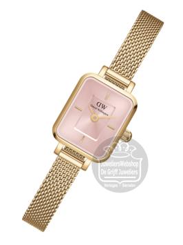 Daniel Wellington Quadro Mini Evergold horloge DW00100655