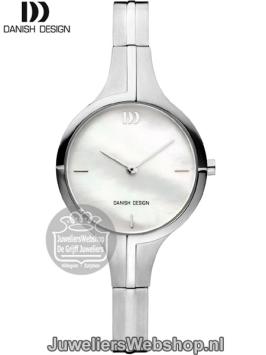 Danish Design dameshorloge IV62Q1202 staal zilver met parelmoer wijzerplaat