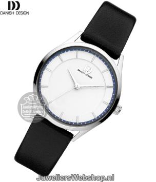 danish design iv12q1214 dames horloge staal