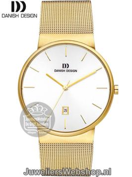 danish design iq05q971 staal goud herenhorloge