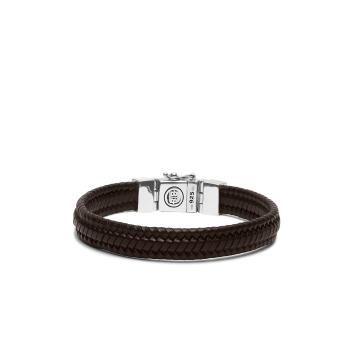 buddha to buddha edwin small leather brown armband 181br bruin 19cm