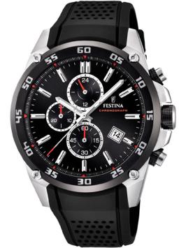 festina chronograaf horloge f20330-5 heren zwart