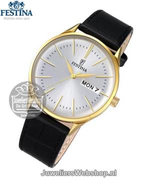 Festina F6838-1 Herenhorloge Edelstaal