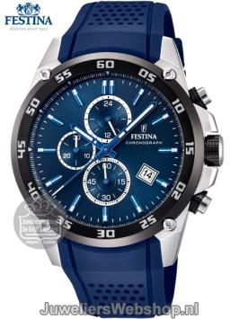 Festina F20330/2 Chronograaf Herenhorloge Blauw