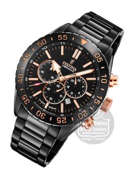 festina ceramic chronograaf horloge F20577-1