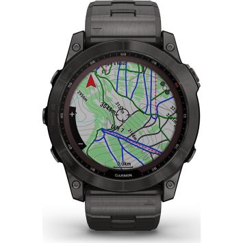 Garmin Fenix 7X horloge 010-02541-27 Sapphire Solar GPS 51mm titanium band