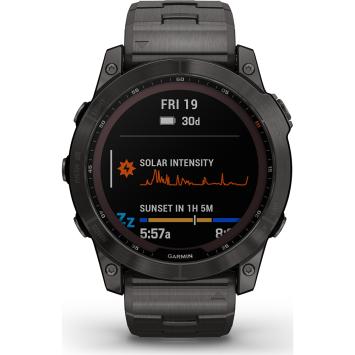 Garmin Fenix 7X horloge 010-02541-27 Sapphire Solar GPS 51mm titanium band