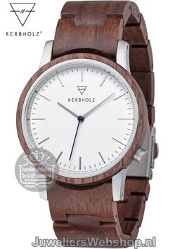 Kerbholz horloge walter walnut 4251240409993