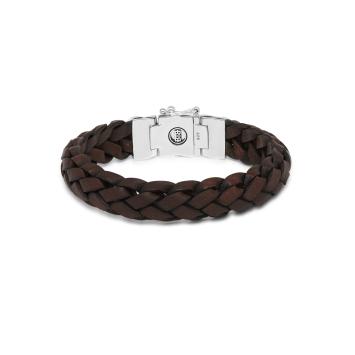 Buddha to Buddha armband Mangky Leather Brown 127BR