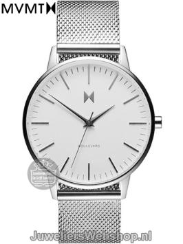 MVMT D-MB01-S Boulevard Venice horloge zilverkleurig