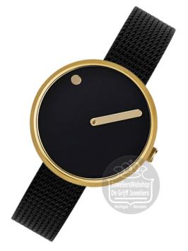 PT43385-1012 Picto Horloge Goud