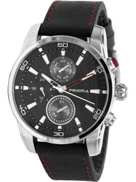 Prisma Herenhorloge P.1590 Traveller Time Rood