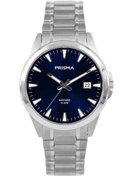 Prisma Herenhorloge P.1719 Journey Titanium Blauw