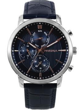 Prisma Herenhorloge P.1589 Traveller Refined Blauw