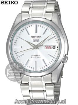 seiko 5 sports automaat snkl41k1 horloge staal heren