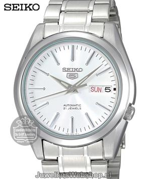 seiko 5 sports herenhorloge snkl41k1 staal