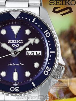 Seiko 5 Sports Automatic horloge SRPD51K1 Blauw