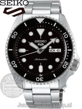 Seiko 5 Sports Automatic horloge SRPD55K1 Zwart