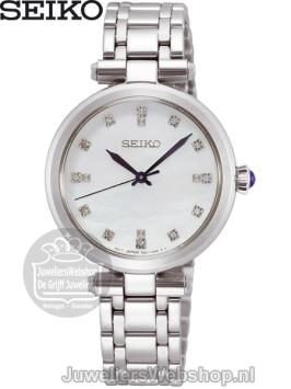 Seiko Dameshorloge SRZ529P1 Parelmoer en Diamant