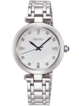 Seiko Dameshorloge SRZ529P1 Parelmoer en Diamant