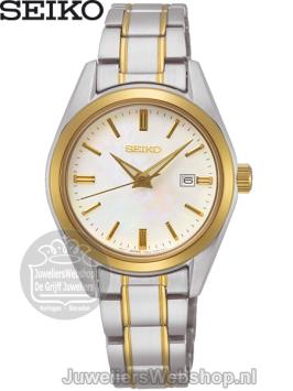 Seiko Dameshorloge SUR636P1 Staal Bicolor