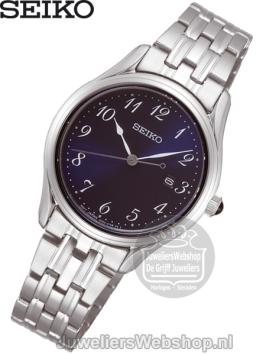 Seiko Dameshorloge SUR641P1 Staal Blauw