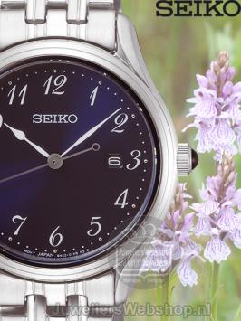 Seiko Dameshorloge SUR641P1 Staal Blauw