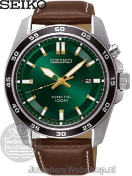 Seiko horloge SKA791P1 kinetic Groen