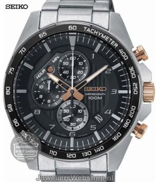 Seiko ssb323p1 herenhorloge chronograaf staal