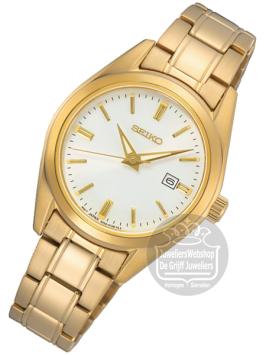 Seiko Dameshorloge SUR632P1 Staal Goud