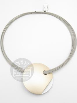 step by step collier met goudkleurige hanger 600463