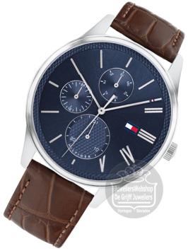 TH1791847 Damon Mullti Date Herenhorloge Staal Blauw