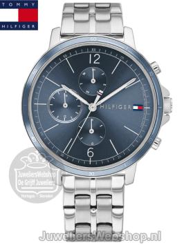 tommy hilfiger madison dameshorloge TH1782188 multidate staal