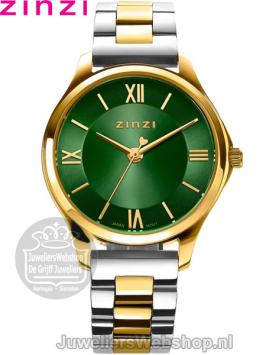 Zinzi Classy Mini Horloge Bicolor Groen ZIW1235