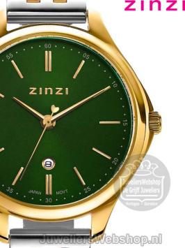 Zinzi Classy Horloge Bicolor Groen ZIW1035