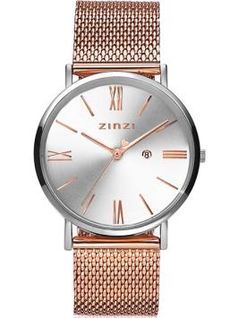 zinzi roman ziw512MR horloge bicolor rose zilver