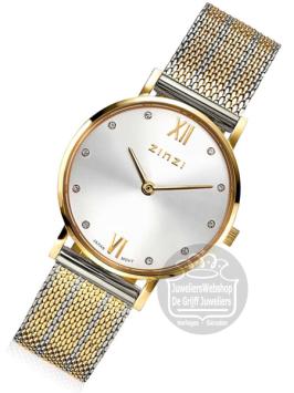 zinzi ziw633mb lady horloge bicolor